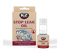 K2 Tapafugas de Aceite - Sellador de Fugas de Aceite, Cajas de Cambios, Transmisiones y Sistemas Hidráulicos - Antifuga T377 Stop Leak Oil 50 ml