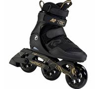 K2 Trio 110 Inline-Skates Patines en Línea Patines Skating 110mm/90A Negro/Oro