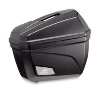 K22N - Kappa Set 2 Maletas laterales MONOKEY® 22 Lt. con ventanilla (negro base)