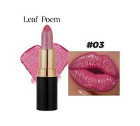 (k3)Diamond Glitter Lipstick, Glitter Lip Gloss, Diamond Lip Gloss Glitter Lipstick Waterproof & Long-Lasting with Sparkling Finish for Party & Daily