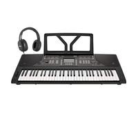 K3 Teclado de 61 Teclas Gear4music, Set con Auriculares