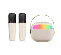 K30 ¡Canta donde quieras! Altavoz Bluetooth con micrófono inalámbrico: sistema de karaoke todo en uno con graves profundos y efecto eco