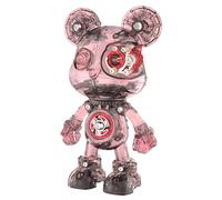 K3D - Rompecabezas de metal, Ka Bu 3D, kit de modelo de oso de violencia mecánico de metal con luz, pantalla de escritorio de moda de la colección Astro, decoración genial para la oficina en casa y