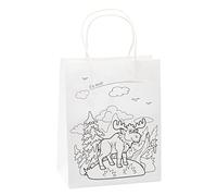 K3T 80014 - Bolsas de plástico (3 unidades, tamaño mediano, 18 x 10 x 23 cm), diseño de alce