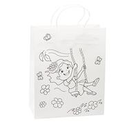 K3T 80313 - Bolsas de regalo para colorear (3 unidades, 32 x 26 x 12 cm, sin asa)