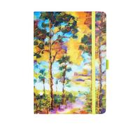 K3T Cuaderno con tapa dura y diseño Oil on Canvas, tamaño DIN A5, 192 páginas, color crema con cuadrícula de puntos, número de referencia 63145