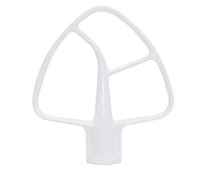 K45B - Batidor plano de repuesto para batidora Kitchen-Aid, batidor de paleta recubierto W10672617 WPW10672617 compatible con Whirlpool KSM45, KSM75, KSM88, KSM90, KSM100, KSM110, KSM120, KSM150
