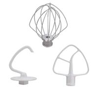 K45DH Gancho for masa K45B Batidor plano K45WW Látigo de alambre compatible con batidoras de pie de 4,5 cuartos y 5 cuartos
