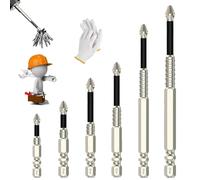 K5 Impact Resistant Non Slip Bit, K5 Anti Slip Bit, High Magnetic Screwdriver Drill Bit Set, Magnetic Non Slip Screw Driver Bits for Drill (1 Set)