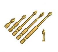 K5 - Juego de brocas antideslizantes resistentes a los impactos, 5/6 brocas de destornillador de alto imán para taladros manuales y destornilladores de impacto, nuevo diseño de dientes antideslizantes