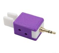 K5/K6 CW Key Dual Paddle Keyer automático con firmware CEC Compatible con Quansheng UV-K5 K6 Radio Dispositivo de presión ajustable Ligero 14, (púrpura)