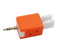K5/K6 CW Key Dual Paddle Keyer automático con firmware CEC Compatible con Quansheng UV-K5 K6 Radio Dispositivo de Presión Ajustable Ligero 14 (Naranja)