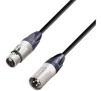 Adam Hall Cable de micrófono K5 MMF 0100 – Neutrik XLR hembra a XLR macho 1 m