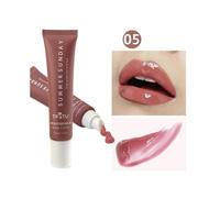 (k5)Tinted Lip Butter Balm - Glossy Moisturizing Mini Lip Balm for High Shiny Finish - Shine & Hydration - Softening & Soothing Peptide Lip Care