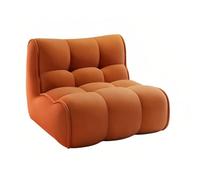 K5d1P9m7 Silla Tipo puf Sofá Perezoso, sillón, Cama Individual reclinable for Dormitorio, balcón y Tatami(Orange)