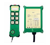 K600 6 botones marcha única 24-264V grúa de Radio inalámbrica Industrial interruptores de Control remoto elevador grúa controlador de elevación(1T 1R,AC DC110-460V)