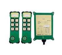 K600 6 botones marcha única 24-264V grúa de Radio inalámbrica Industrial interruptores de Control remoto elevador grúa controlador de elevación(2T 1R,AC DC24-264V)