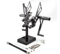 K7 K8 Motos Estriberas CNC Adjustable Rear sets Reposapiés Footpegs clavijas de pie para GSXR1000 GSX-R1000 2007 2008