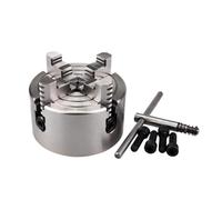 K72-100 Portabrocas de desplazamiento manual independiente de 4 mordazas de 100 mm for mini torno - Acero endurecido de alta precisión
