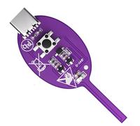 K7S Probador de Inductancia - Cuerpo de Metal Tipo-C Detector de fallo de energía con LED para reparación de placas base de teléfonos móviles Púrpura