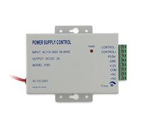K80 Controlador de fuente de alimentación AC 110-240V a 12V 3A apto para timbre de video controlador de fuente de alimentación de perno eléctrico