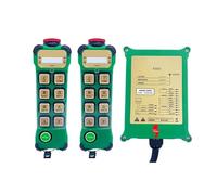 K800 8 botones de marcha única grúa de Radio inalámbrica Industrial interruptores de Control remoto controlador de elevación de grúa de pista de elevación(2T 1R,AC DC24-264V)