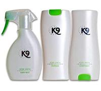 K9 Competition Sparset - Champú para perros de aloe vera, acondicionador y nano niebla (300 ml, 300 ml, 250 ml)