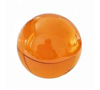 K9 Crystal Ball Soporte de cristal de madera 80mm Mixcolor Art Decor Crystal Prop para accesorios de decoración del hogar-80mm_amber
