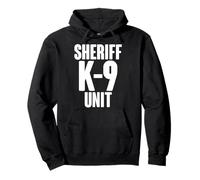 K9 Sheriff K-9 Unidad Sudadera con Capucha