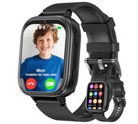 kaacly 4G Reloj Inteligente Niño, Smartwatch Niños con GPS,Chat Familiar,SOS,Teléfono,Videollamadas HD,IP67 Resistente al Agua, Reloj Inteligente Regalo para Niños de 5 a 12 Años (Ink)