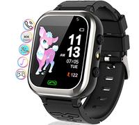 kaacly Reloj Inteligente para Niños, Smartwatch Niños Teléfono con SOS, podómetro, Juegos, Reloj Despertador, música, cámara, Reloj niño de 4 a 12 años Regalo