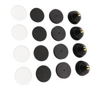 Kaaruisi Barra de sonido profesional a prueba de golpes con aislamiento de pies, protectores de suelo para control de vibraciones superior, equipo de sonido