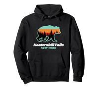 Kaaterskill Falls, Nueva York, familia, senderismo, oso de verano Sudadera con Capucha