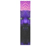 KAAVIYO Abstracto Diablo PúRpura Gato Skateboard Griptape Antideslizante Autoadhesivo Longboard Griptapes Pegatinas de Agarre(9x33in,44x10in 1pcs)