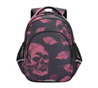 KAAVIYO CráNeos De Color MarróN Oscuro GóTico ArtíStico Mochila Infantil 3-12 Años Bolsa Escolar Mochila para Niños Pequeños