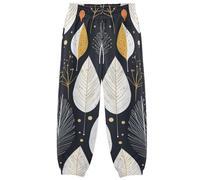 KAAVIYO Dejar Arte Repitiendo PatróN Pantalones Deportivos Casuales para Niños Pequeños Ropa Deportiva para Hacer Ejercicio