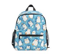 KAAVIYO Dibujos Animados Alegres PingüInos Lindos Mochila para Preescolar Niñas Niños Toddler Kids Estudiante Mochilas para Infantiles 3-8 Años