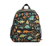 KAAVIYO Dinosaurios Verdes Alegres Mochila para Preescolar Niñas Niños Toddler Kids Estudiante Mochilas para Infantiles 3-8 Años