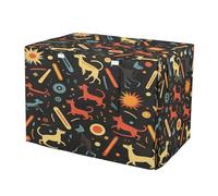 KAAVIYO Doodle Lindos Perros Huesos Funda Impermeable para Jaulas de Perros Y Gatos,Ideal para Interiores Exteriores