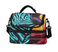KAAVIYO Luna De Cebra Ira Bolsa de Almuerzo Gran Capacidad,Tipo Bandolera Ideal Para el Trabajo Niños Niñas Picnic