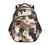 KAAVIYO Mullido Gatos Acogedor Peludo Mochila Infantil 3-12 Años Bolsa Escolar Mochila para Niños Pequeños