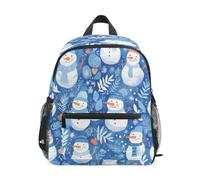 KAAVIYO MuñEcos De Nieve Alegre Festivo Invierno Mochila para Preescolar Niñas Niños Toddler Kids Estudiante Mochilas para Infantiles 3-8 Años