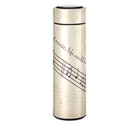 KAAVIYO Music Note Life Water Bottle Stainless Steel Insulated Vacuum Flask Leak Proof for Boys Girls