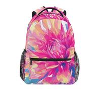 KAAVIYO PéTalos De Flores De Colores ArtíStica Mochila Escolar Impermeable Mochilas Escolares para Estudiante Adolescentes Niñas Niños