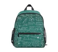 KAAVIYO Verde MatemáTica CientíFica Creativa Mochila para Preescolar Niñas Niños Toddler Kids Estudiante Mochilas para Infantiles 3-8 Años