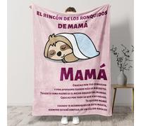 KAAYEE Regalo Dia de la Madre, Manta Regalo Mama Cumpleaños, Regalos para Mama Desde Hijas e Hijo, Regalos Mama Navideños Acción de Gracias, 130 * 150 cm (Mamá)
