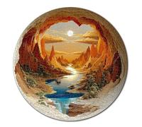 KaayeeWood Puzzle de 1000 piezas, puzles para adultos, hueco iluminado por el sol, rompecabezas clásicos, rompecabezas para toda la familia, decoración del hogar e idea de regalo (67,5 x 67,5 cm)