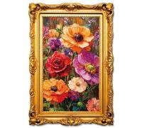 KaayeeWood Rompecabezas de Madera para Adultos,172 Piezas Magníficas Flores Decorativas Irregulares Puzzle de Madera,Puzzles para Adultos con Caja de Regalo, Decoración del Hogar
