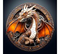 KaayeeWood Rompecabezas de Madera para Adultos,300 Piezas Dragón Mecánico Puzzle de Madera,Puzzles para Adultos con Caja de Regalo, Decoración del Hogar