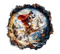 KaayeeWood Rompecabezas de Madera para Adultos,300 Piezas Napoleón Irregulares Puzzle de Madera,Puzzles para Adultos con Caja de Regalo, Decoración del Hogar